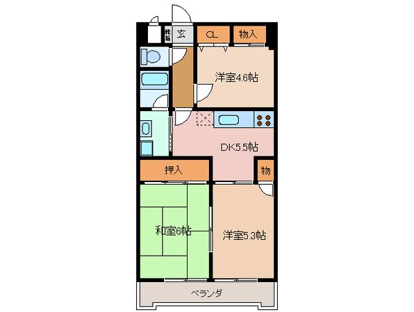 ルド・ソレイユの物件間取画像